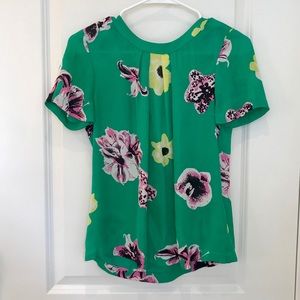 J CREW - Punk Floral Print top